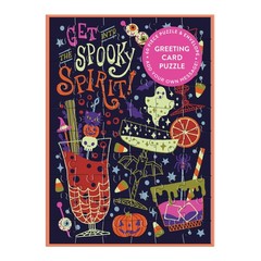 Spooky Spirit Mini Puzzle 60 Pieces 5.5 x 7.375 Inch Halloween Craft