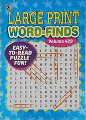 Kappa Large Print Word-Finds Puzzle Books, Largest Selection of Volumes. U-PICK!