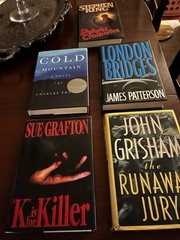 Hardback Novels With Jackets Grisham Patterson Grafton King