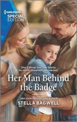 Her Man Behind the Badge (Men of the West) – Mass Market Paperback – GOOD