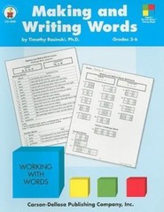Making and Writing Words – Timothy V Rasinski, 9780887245602, paperback