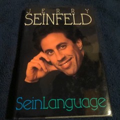 Sein Language by Jerry Seinfeld 1993 Vintage HC Hardcover (SeinLanguage)