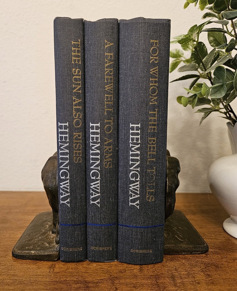 Vintage Ernest Hemingway Scribners Set Sun Also Rises Farewell To Arms N Fine!