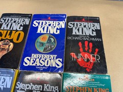 Stephen King PB Lot 6 Vtg Cujo DEAD ZONE Thinner PET SEMATARY Different Seasons