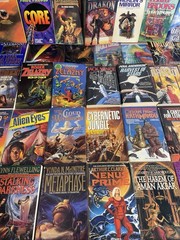 5 Pounds Assorted Science Fiction Paperback Books Mass Market Various Good