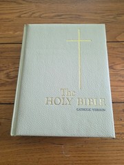 Vintage J.G. Ferguson 1966 HOLY BIBLE King James Version Off White Leather