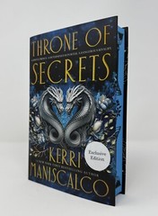 Waterstones Throne of Secrets by Kerri Maniscalco NEW SPRAYED EDGES