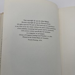 The House with a Clock in Its Walls Full Size HC DJ Bellairs Gorey 1st Ed 4th Pr