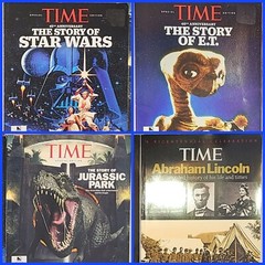 4 Time Magazine Special Editions ET Star Wars Jurassic Park Abraham Lincoln