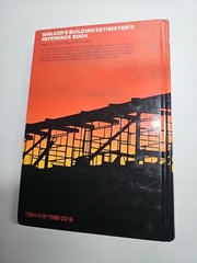 Walker’s Building Estimator’s Reference Book by FrankR Walker Company, 22nd Ed