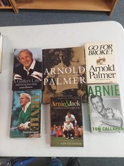 6 ARNOLD PALMER/ JACK NICKLAUS BOOK BUNDLE LQQK!