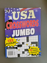 Lot of 3 Jumbo Crossword Books by Kappa -USA & 2 Superbs- 380+ Puzzle Challenges