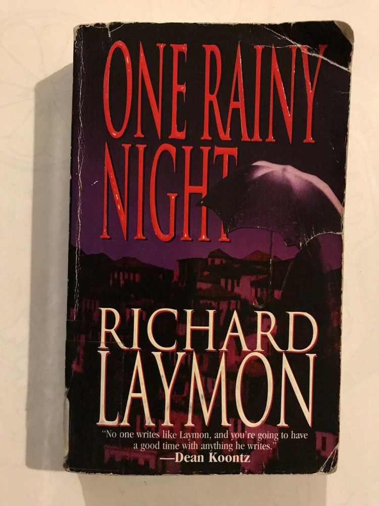 One Rainy Night by Richard Laymon Paperback, 410 Pages