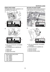 YAMAHA WaveRunner VX VX Cruiser VX Deluxe More Service Manual , FOLDOUTS