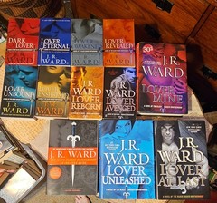 J.R. Ward Black Dagger Brotherhood Lot Books 1-12 Mixed Paperback Hardcover EUC