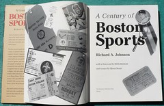 A Century Of Boston Sports Richard Johnson 2000 Hardcover 265 Pages Of Photos