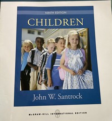 CHILDREN By John W Santrock Paperback 9th Edition. International Edition McGraw