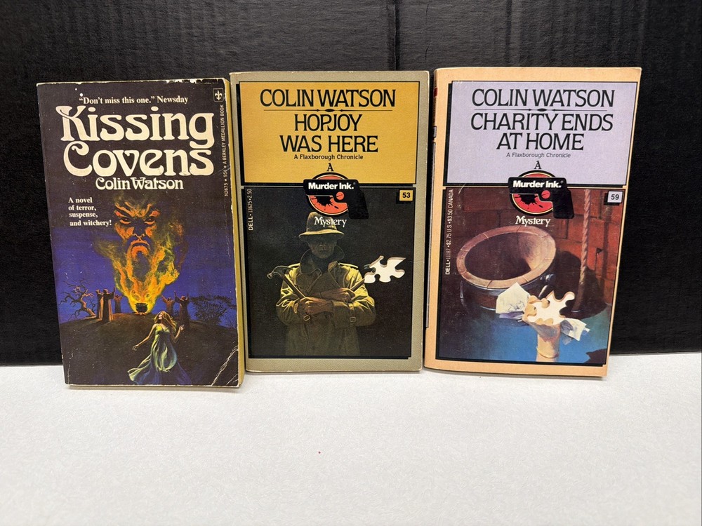 Colin Watson Paperback Book Lot Vintage