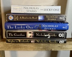 Nicholas Sparks Book Lot (5) The Lucky One, The Guardian, Nights in Rodanthe Etc