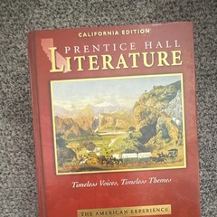 Pearson Prentice Hall Prentice Hall Literature American Experience CA Ed HC 2002