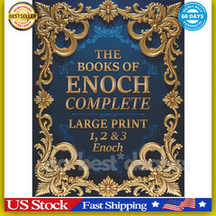 The Books of Enoch Complete LARGE PRINT (Illustrated): 1, 2 & 3 Enoch With Authe
