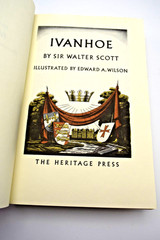 Ivanhoe by Sir Walter Scott Illustrated by Edward Wilson, Heritage Press HC