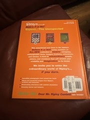 Ripleys Believe It Or Not Expect the Unexpected – Hardcover – VERY GOOD