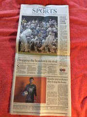 LA TIMES SPORTS SECTION AUGUST 19 2025 DODGERS FREDDIE FREEMAN SHOHEI OHTANI