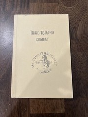 Hand-to-Hand Combat By Desert Publications 1954