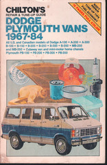 Dodge – Plymouth Vans 1967-84 Repair & Tune-up Manual by Chilton MN1627
