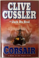 Signed x2 Corsair Clive Cussler Jack Du Brul 2009 HCDJ Putnam Books Very Good