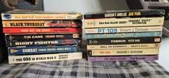 LOT Of 15 Vintage Paper Backs WAR HiSTORY