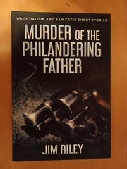 Murder of the Philandering Father-Jim Riley-hardcover-Large Print-free shipping