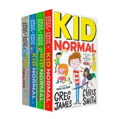 Kid Normal Series 4 Books By Greg James & Chris Smith – Ages 8-12 – Paperback