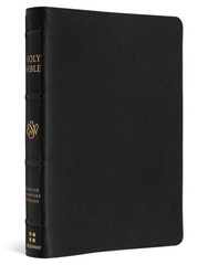 ESV Heirloom Bible – Alpha Edition (Goatskin Leather / Black) – Brand New!
