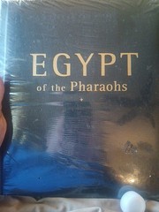 NATIONAL GEOGRAPHIC BOOK “EGYPT Of The PHARAOHS,” Gold-Leaf 287 Pages,New Sealed
