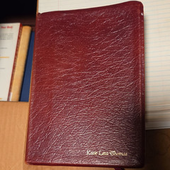 Vintage 1994 Thomas Nelson NKJV Giant Print Reference Bible Genuine Leather 236B