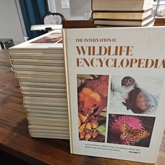 Vintage Funk and Wagnalls 1969 Hardcover Wildlife Encyclopedia Set Volumes 1-20