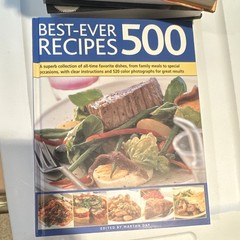 Best-Ever Recipes 500 by Martha Day Paperback Cookbook Cooking Food Recipes