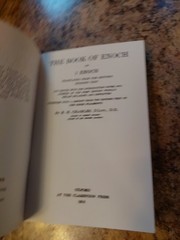 Book of Enoch by R. H. Charles Oxford Clarendon Press Trade Paperback