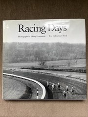 RACING DAYS – Boyd & Henry Horenstein – Hardcover – VG++ with VG dust jacket