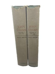 John Adams -Volumes 1 & 2: 1735-1784 & 1784-1826 by Page Smith – 1963 First Ed