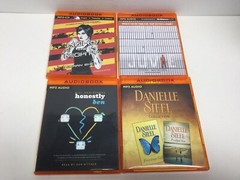 Audiobook MP3 Lot of 4 CDs Audio Books Fiction Sci-Fi Young Adult