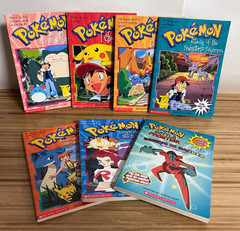 Pokémon mixed Lot of books – (6 and 2 in 1 book with Tattoos)