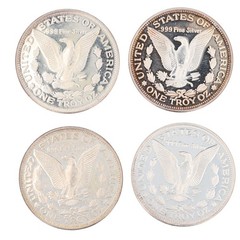 Assorted 1 oz .999 Fine Silver Rounds Variety Collection Set of 9 Rounds