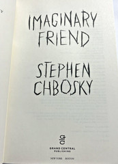 Imaginary Friend By Stephen Chbosky 2019 Signed First Edition Hardback Book