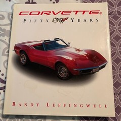 Corvette: 50 Years The Official Anniversary Book, Hardcover (2002) NEW