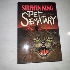 Stephen King Pet Sematary 1983 Hardcover Book Club Edition