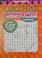 5 New Large Print Word-Finds Puzzle Books Kappa Games Vol #474-502~ Search,Hunt
