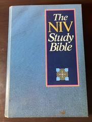 NIV Study Bible by Donald Burdick – New International Version (1985, Hardcover)